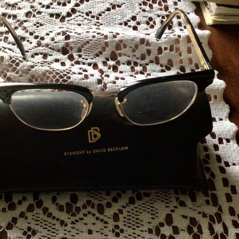 Black Women's Glasses eye wear by David Beckham,